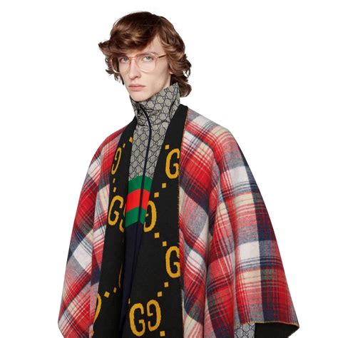 gucci poncho ladys|gucci poncho black.